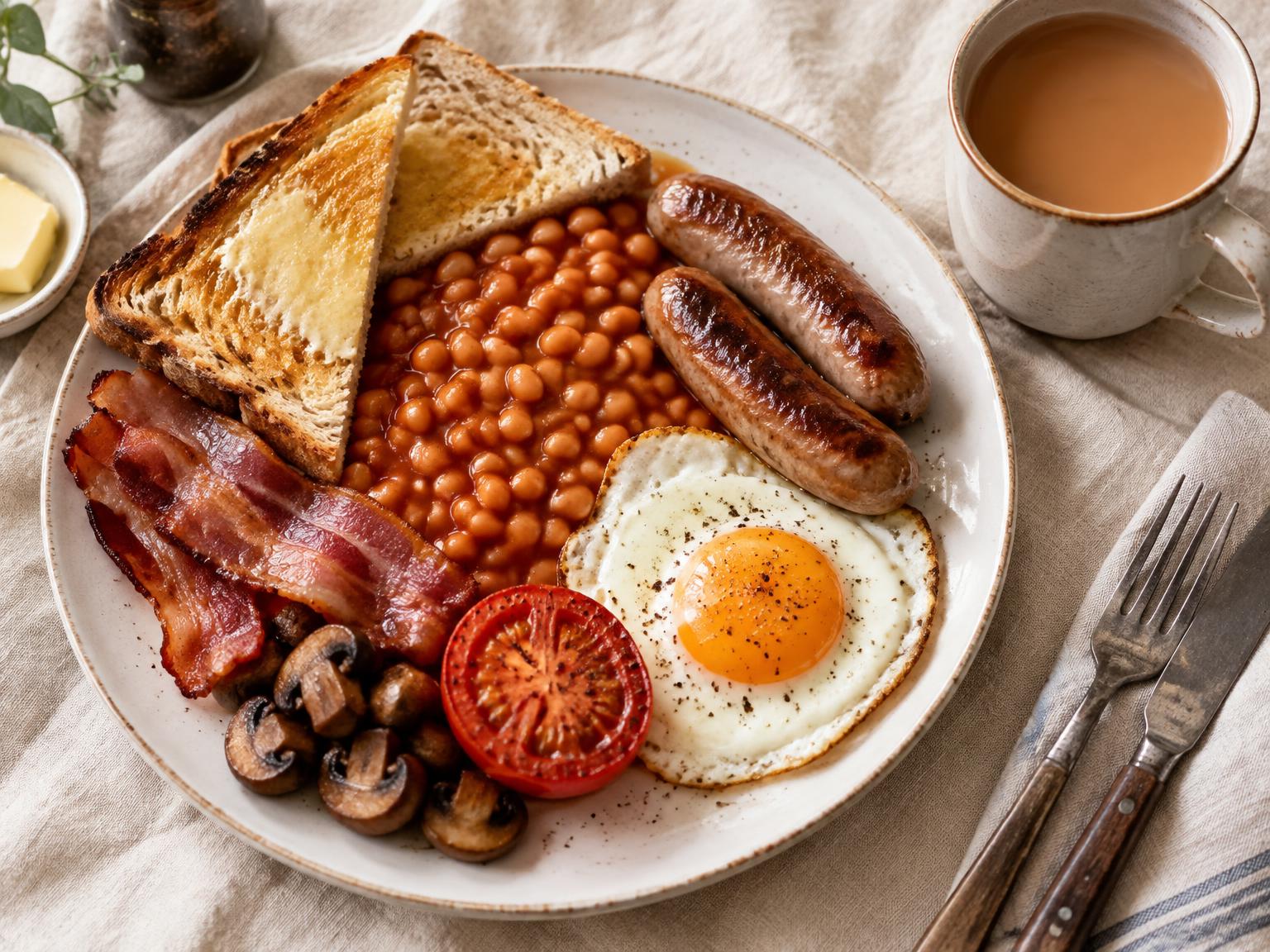 Breakfast at Theo's Cafe & Deli, Cowley